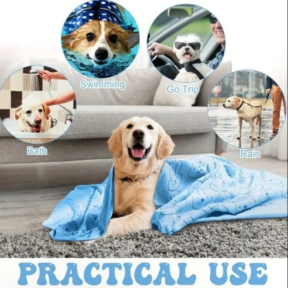 Quick Drying Super Absorbent Microfiber Dog Pet Towels XL 55